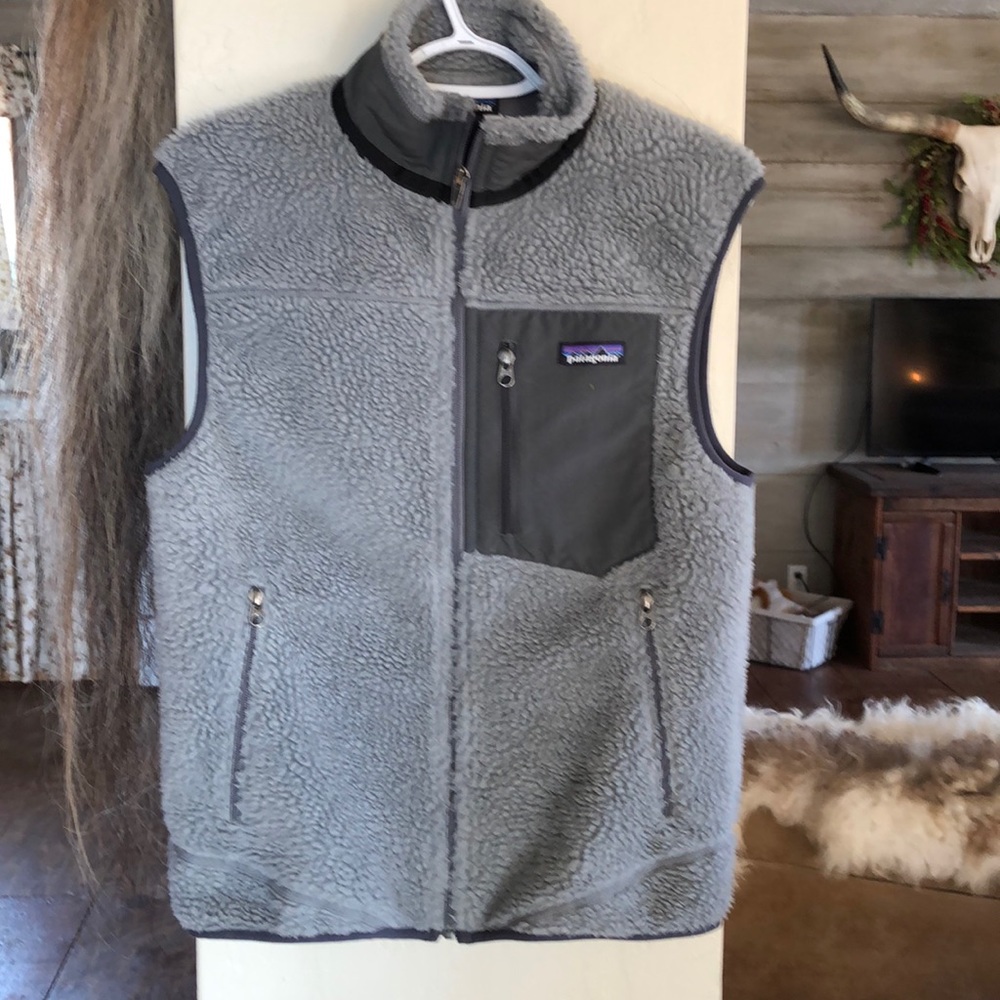 Men’s Patagonia retro pile vest small
